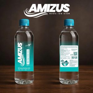 Nước ion kiềm AMIZUS pH9+ 500ml